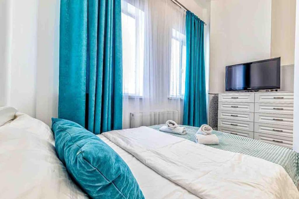 Уютная Квартира С Террасой В Сердце Столицы Apartamento Taldykol Exterior foto